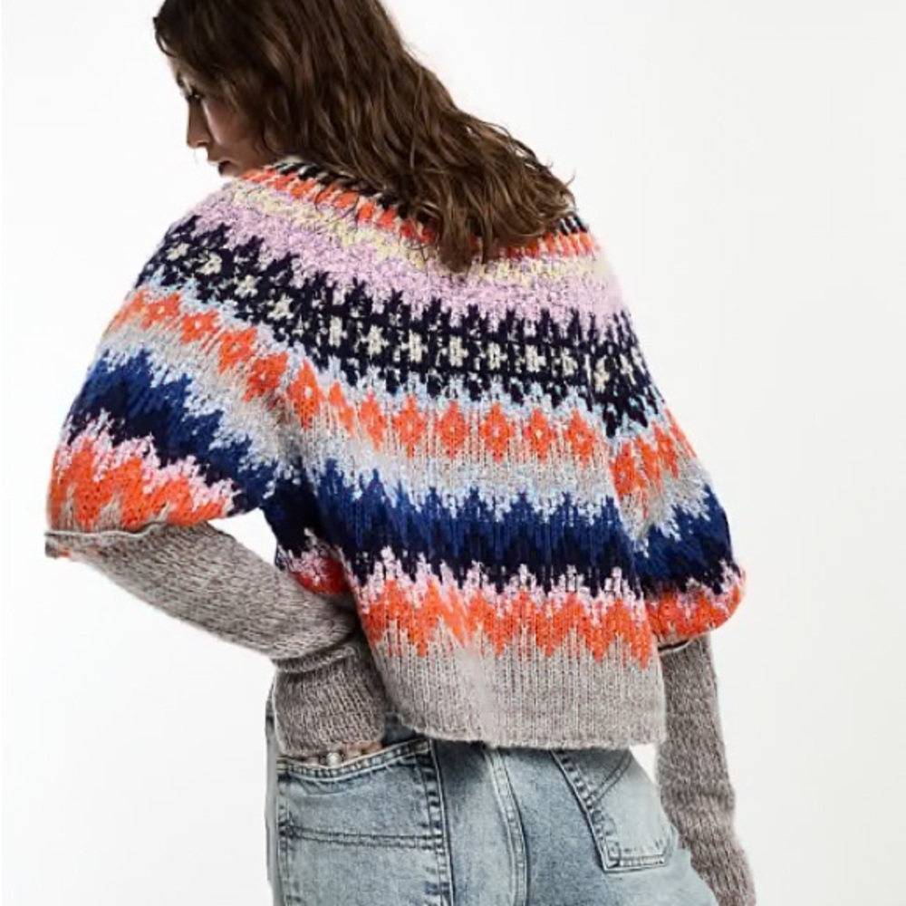 🔸NWOT🔸Free People Home for the Holidays Sweater - Picture 5 of 13